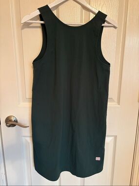 Topo Designs Dark Green Sleeveless Shift Dress - Athleticwear